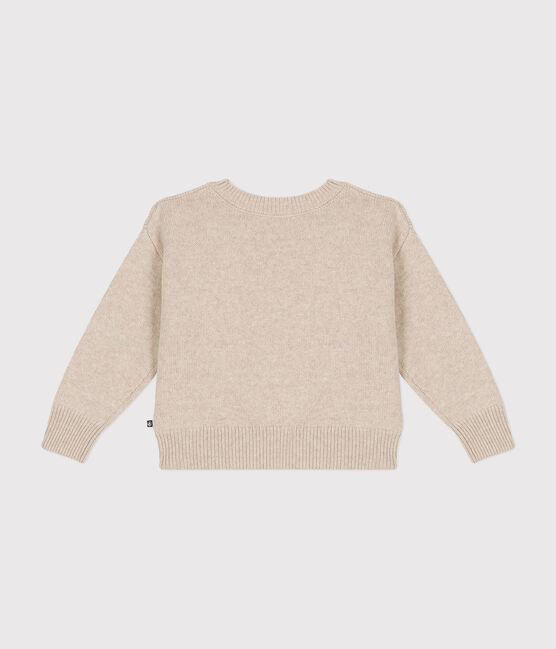Girls' wool and cotton jumper AVALANCHE /CORRIDA