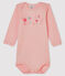 Baby girls' long-sleeved bodysuit MINOIS pink