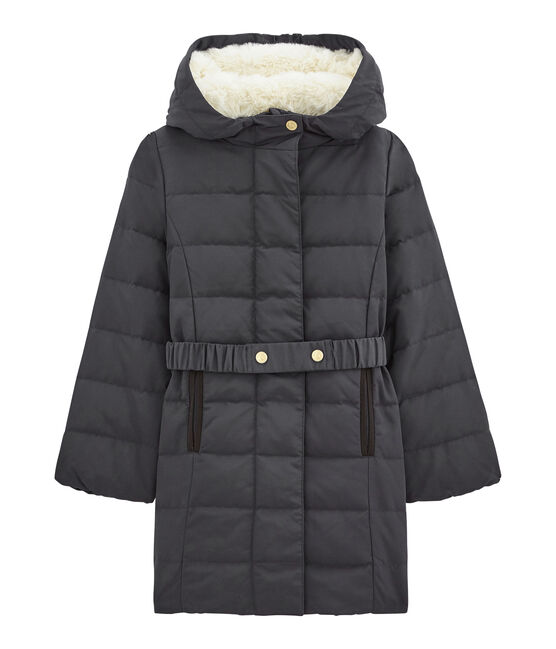 Girl's hooded parka CAPECOD grey