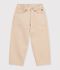 Children's 5-pocket denim trousers. beige
