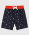Print beach shorts for baby boys SMOKING blue/MULTICO white