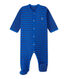 Baby boy's striped sleepsuit