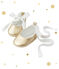Baby girl's ballerina slippers DORE BRILLANT