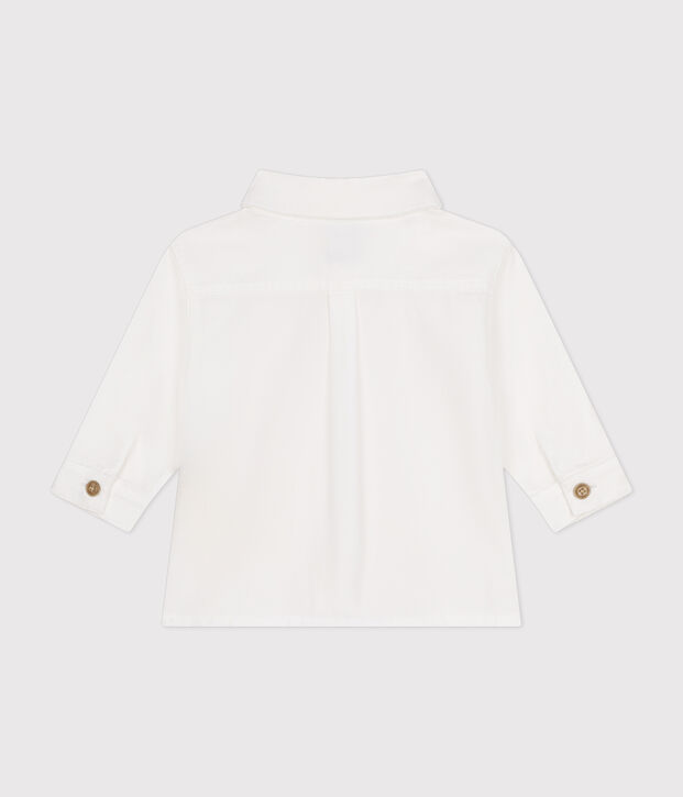 Babies' Cotton Pique Shirt white