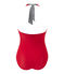 Women's one-piece swimsuit TERKUIT red