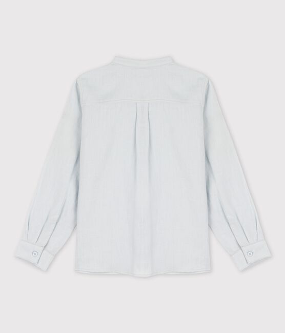 Boys' Long-Sleeved Linen Shirt PLEINAIR