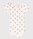 Babies' Short-Sleeved Cotton Floral Print Bodysuit