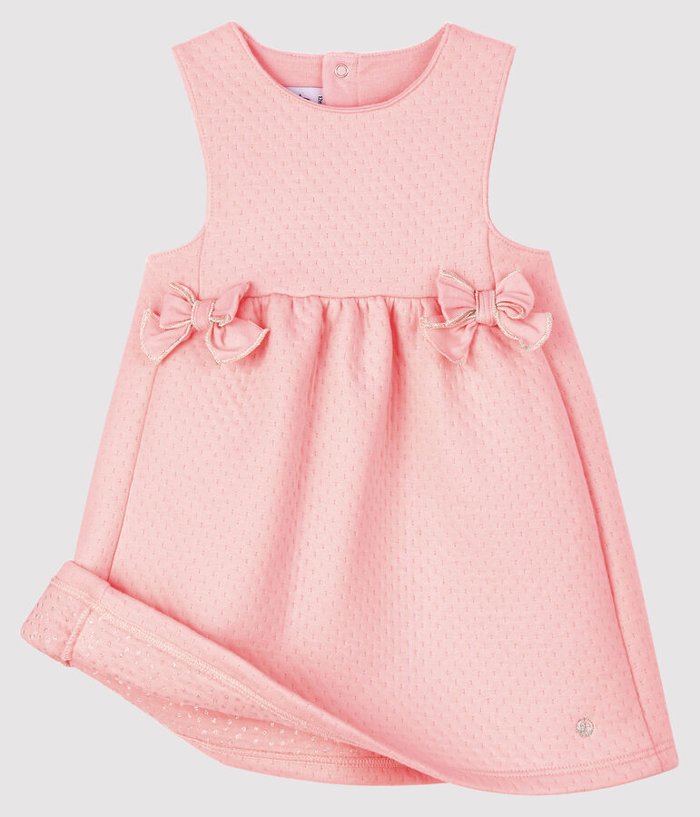 Baby girl's sleeveless dress pink