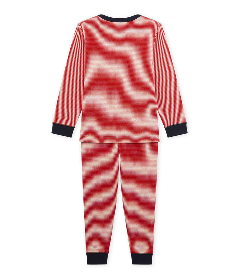 Boy's milleraies pyjamas red/white