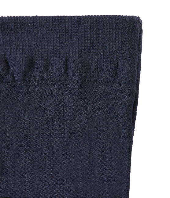 Girl's microfiber tights SMOKING blue