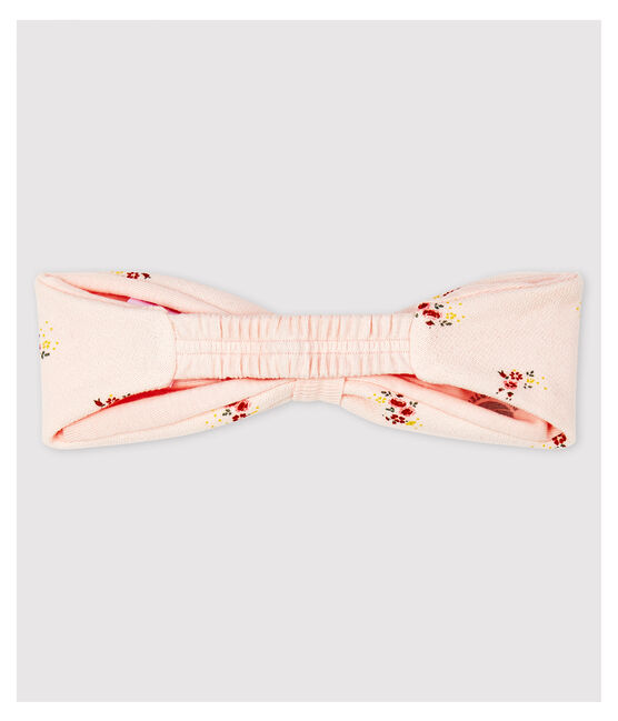 Baby Girls' Floral Fleece Headband FLEUR pink/MULTICO white