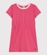 Children's short-sleeved plain cotton dress