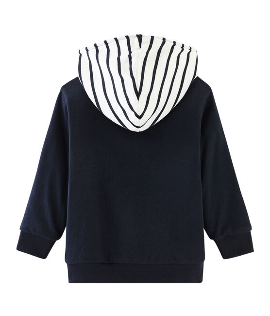 Boys' Reversible Zipped Sweatshirt SMOKING blue