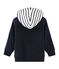 Boys' Reversible Zipped Sweatshirt SMOKING blue