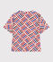 Women's Boxy Cotton T-Shirt AVALANCHE+STOP white/MULTICO