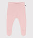 Babies' trousers in a wool and cotton knit