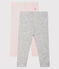 Pack of 2 leggings for baby girls variante 2