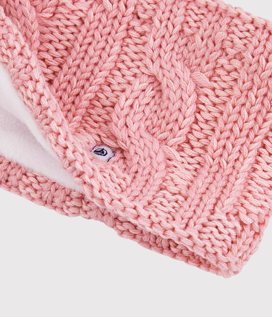 Babies' Knitted Snood CHARME pink