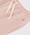Girls' fleece jogging bottoms SALINE pink