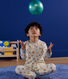 Children's star print velour pyjamas.