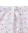 Girl's print shorts ECUME white/ROSE pink/OR