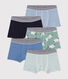 Children's sheep-patterned cotton boxers - 5-pack