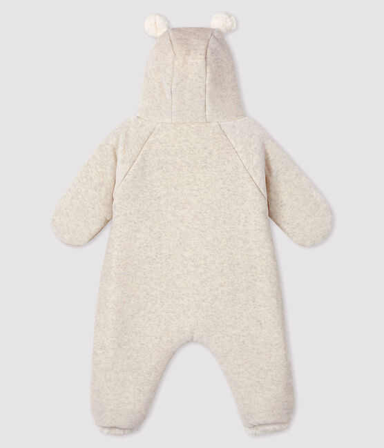 Baby's unisex snowsuit MONTELIMAR CHINE beige