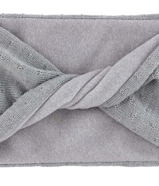 Child's wool blend snood SUBWAY CHINE grey