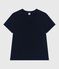 Women's The Straight cotton T-Shirt SMOKING blue