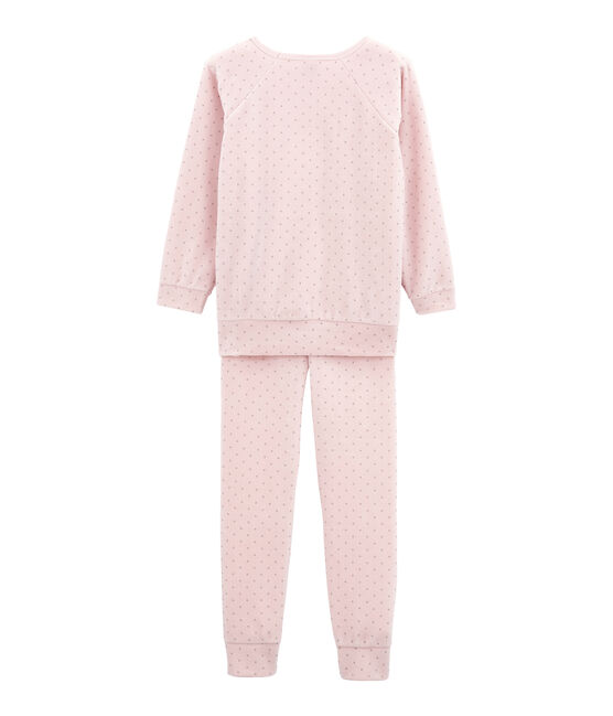 Little girl's pyjamas JOLI pink/CONCRETE grey