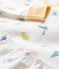 Unisex Animal Print Fleece Pyjamas MARSHMALLOW white/MULTICO white