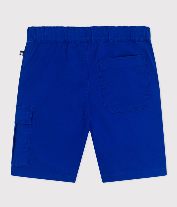 Boys' Cotton Canvas Bermuda Shorts blue