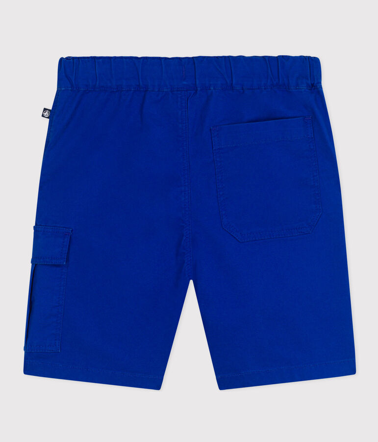 Boys' Cotton Canvas Bermuda Shorts blue