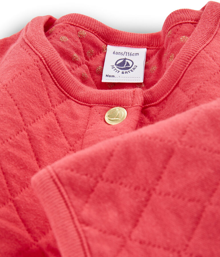 Girls' Cardigan red