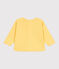 Plain cotton baby sweatshirt ORGE yellow