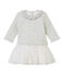 Baby Girls' 2 in 1 Long-Sleeved Dress BELUGA CHINE grey