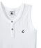 Short pyjama ECUME white/PERSE blue