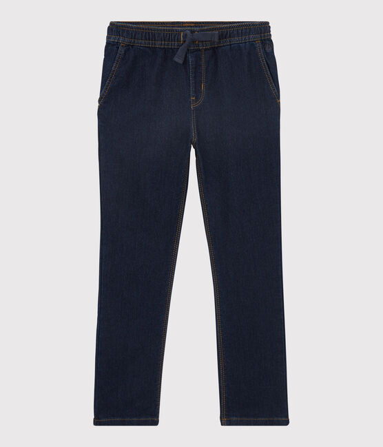 Boys' Regular Denim Trousers DENIM BLEU FONCE blue