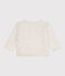 Babies' Quilted Tube Knit Cardigan MONTELIMAR CHINE beige