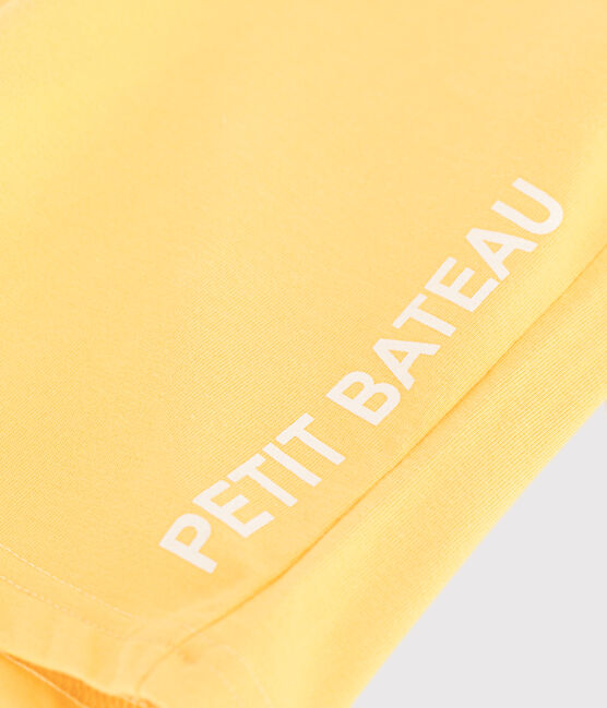 Children's cotton Bermuda shorts ORGE yellow