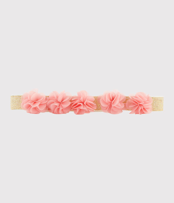 Girls' belt MARSHMALLOW white
