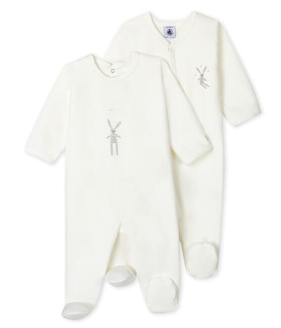 Babies' velour sleepsuit - Set of 2 5560900