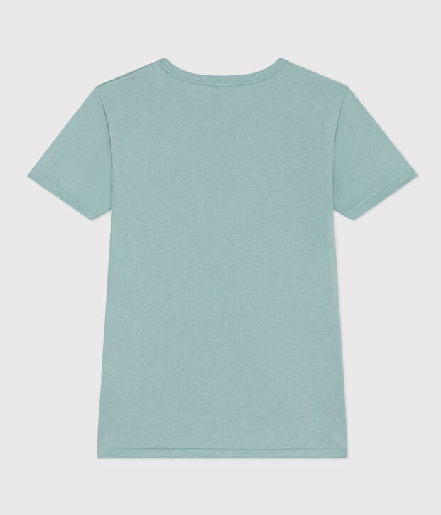Short-sleeved cotton T-shirt green
