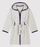 Unisex Star Fleece Dressing Gown BELUGA grey/ECUME white