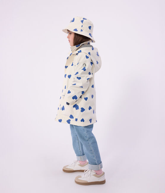 Children's iconic raincoat MILK blue/CREPUSCULE