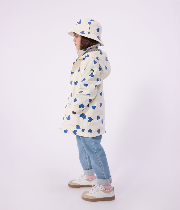 Children's iconic raincoat blue/blue