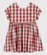Girls' Short-Sleeved Poplin Dress