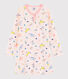 Girl's whimsical print ribbed nightdress