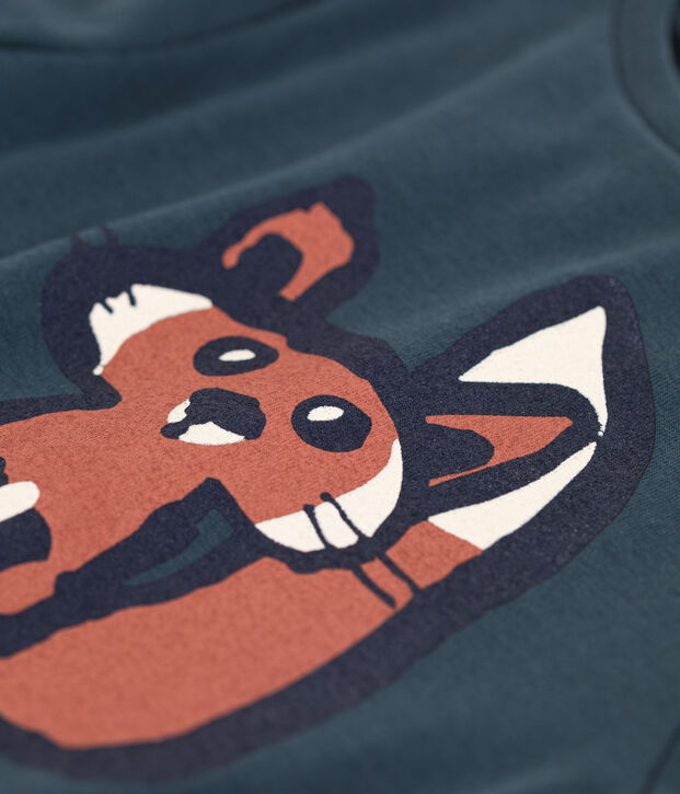 Children's Unisex Long-Sleeved Cotton T-Shirt grey