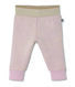 Baby girl's shiny cotton sweatshirt trousers
